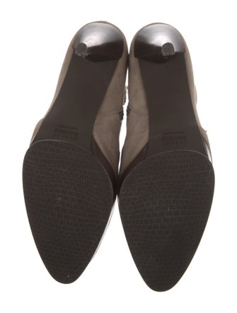 Stuart Weitzman Suede Lace-Up Boots