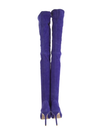 Stuart Weitzman Suede Sock Boots