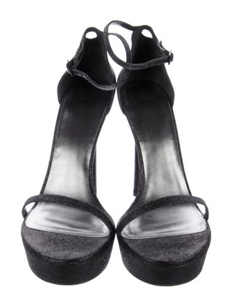 Stuart Weitzman Glitter Glitter Accents Sandals
