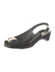 Stuart Weitzman Patent Leather Slingback Sandals