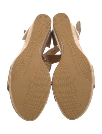 Stuart Weitzman Patent Leather Slingback Sandals