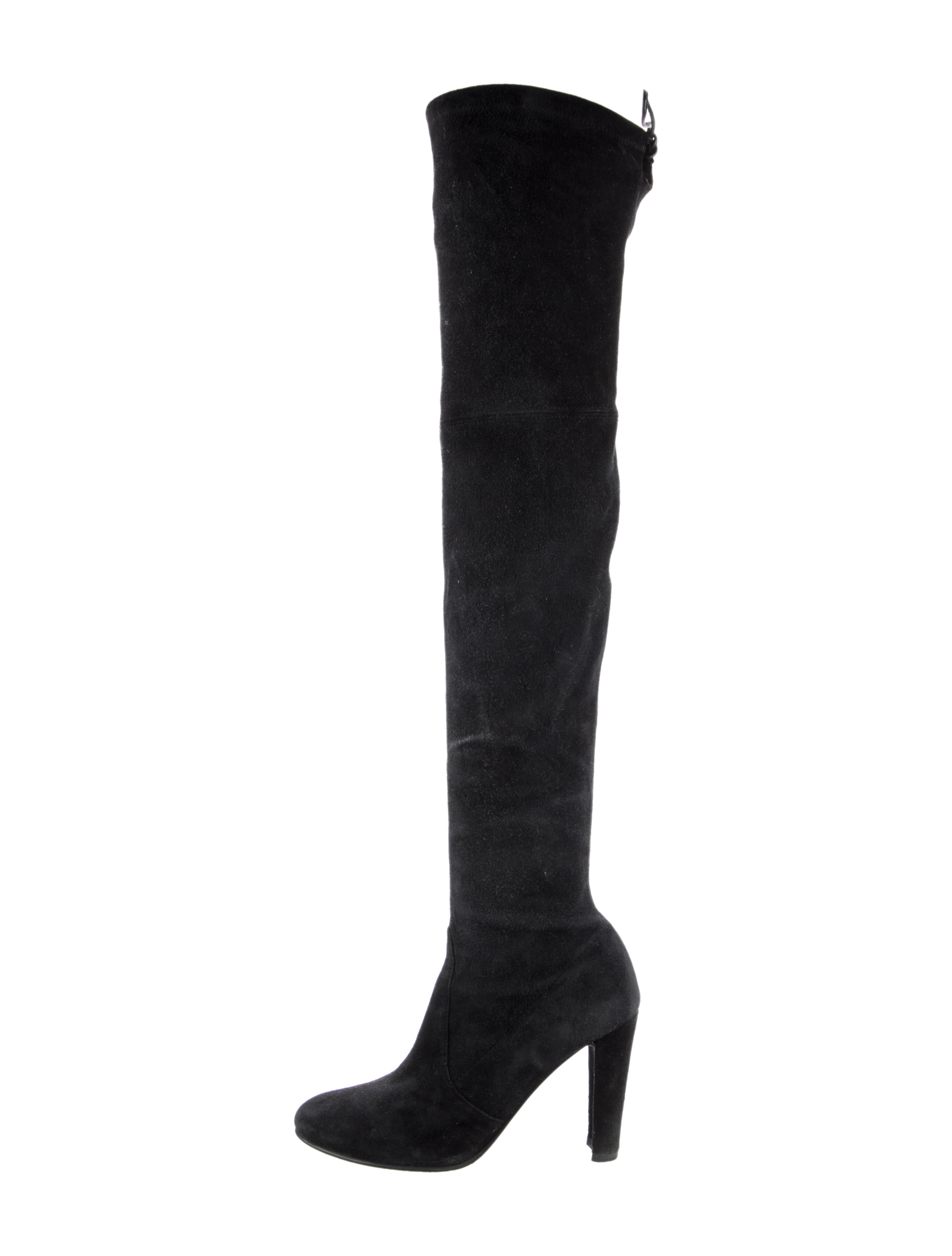 Stuart Weitzman Suede Sock Boots