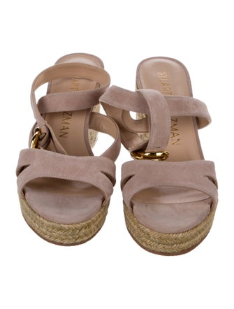 Stuart Weitzman Suede Espadrilles
