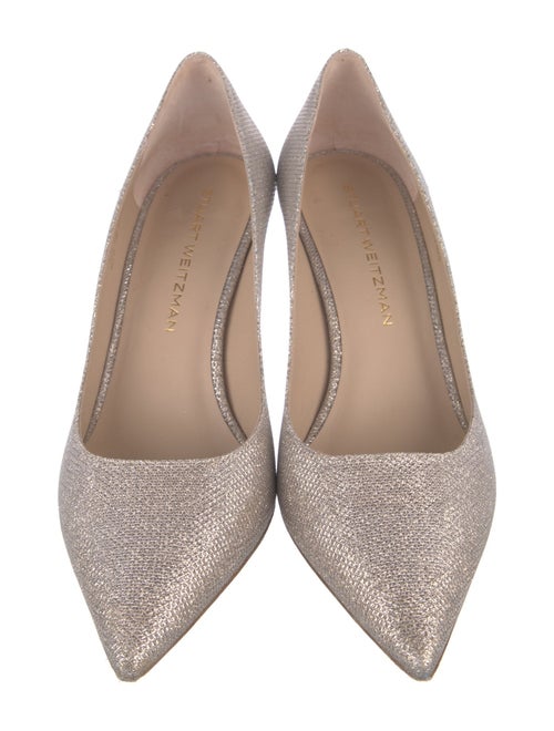 Stuart Weitzman Glitter Glitter Accents Pumps