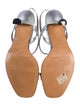 Stuart Weitzman Patent Leather T-Strap Sandals