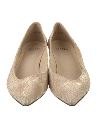 Stuart Weitzman Snakeskin Animal Print Pumps