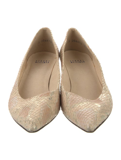 Stuart Weitzman Snakeskin Animal Print Pumps