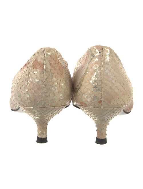 Stuart Weitzman Snakeskin Animal Print Pumps
