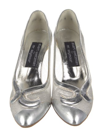 Stuart Weitzman Mesh Mesh Accents Pumps