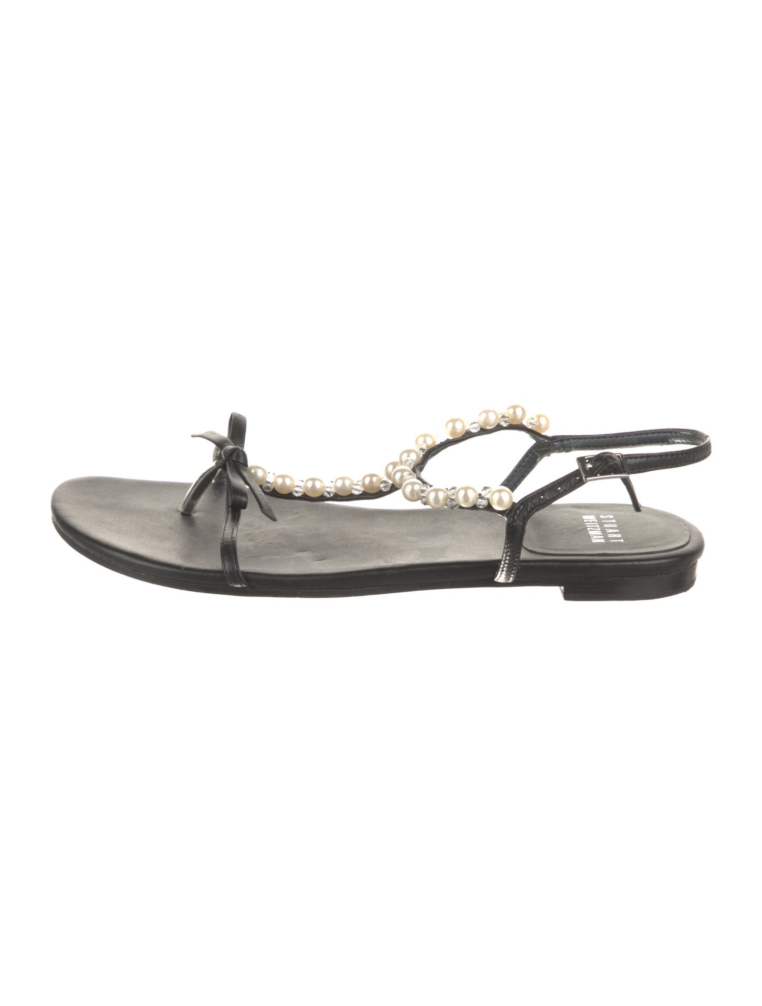 Stuart Weitzman Leather Slingback Sandals