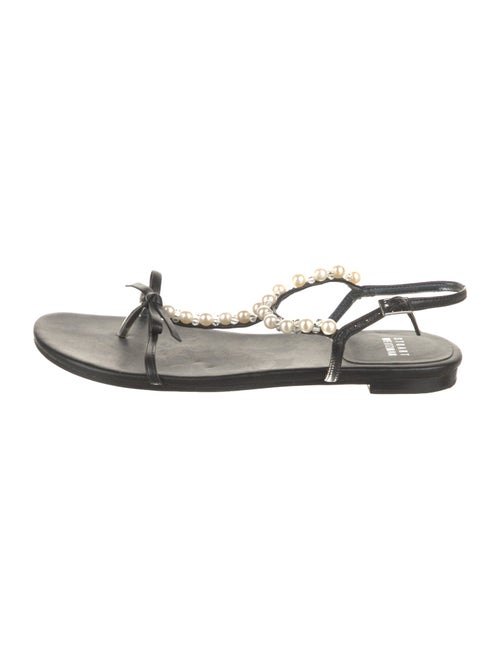 Stuart Weitzman Leather Slingback Sandals