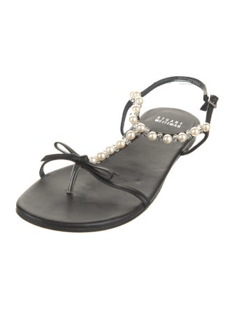 Stuart Weitzman Leather Slingback Sandals
