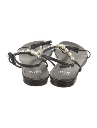 Stuart Weitzman Leather Slingback Sandals