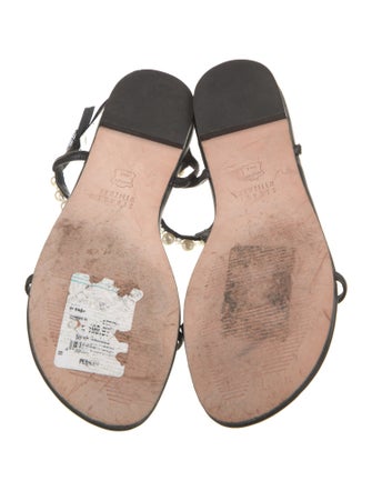 Stuart Weitzman Leather Slingback Sandals