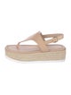 Stuart Weitzman Leather Espadrilles