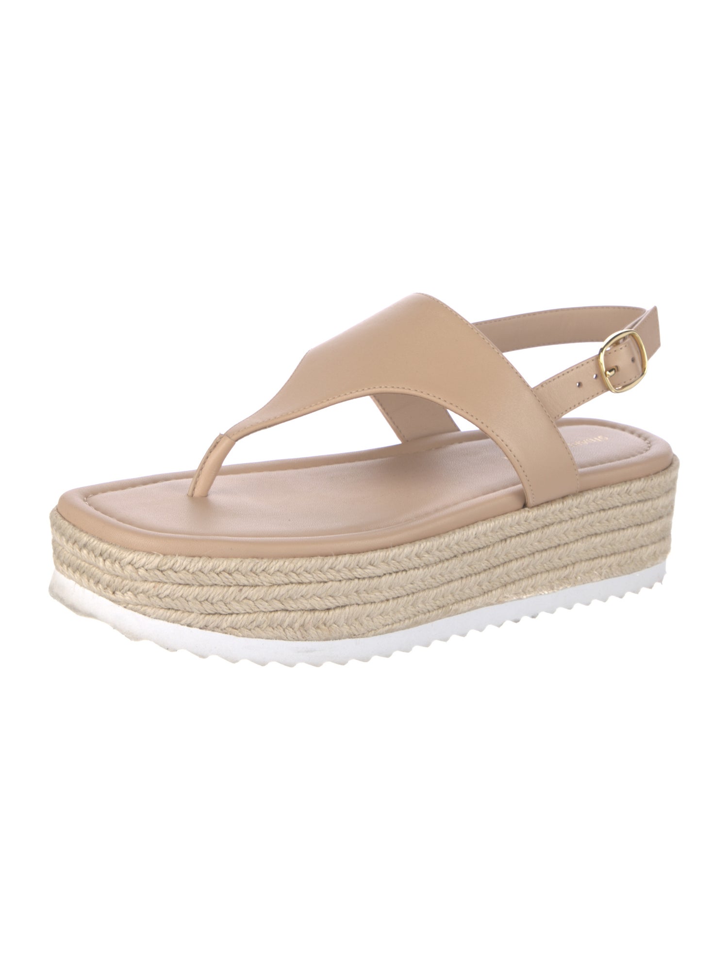 Stuart Weitzman Leather Espadrilles