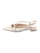 Stuart Weitzman Leather Slingback Flats