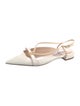 Stuart Weitzman Leather Slingback Flats