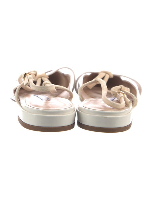 Stuart Weitzman Leather Slingback Flats