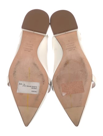 Stuart Weitzman Leather Slingback Flats