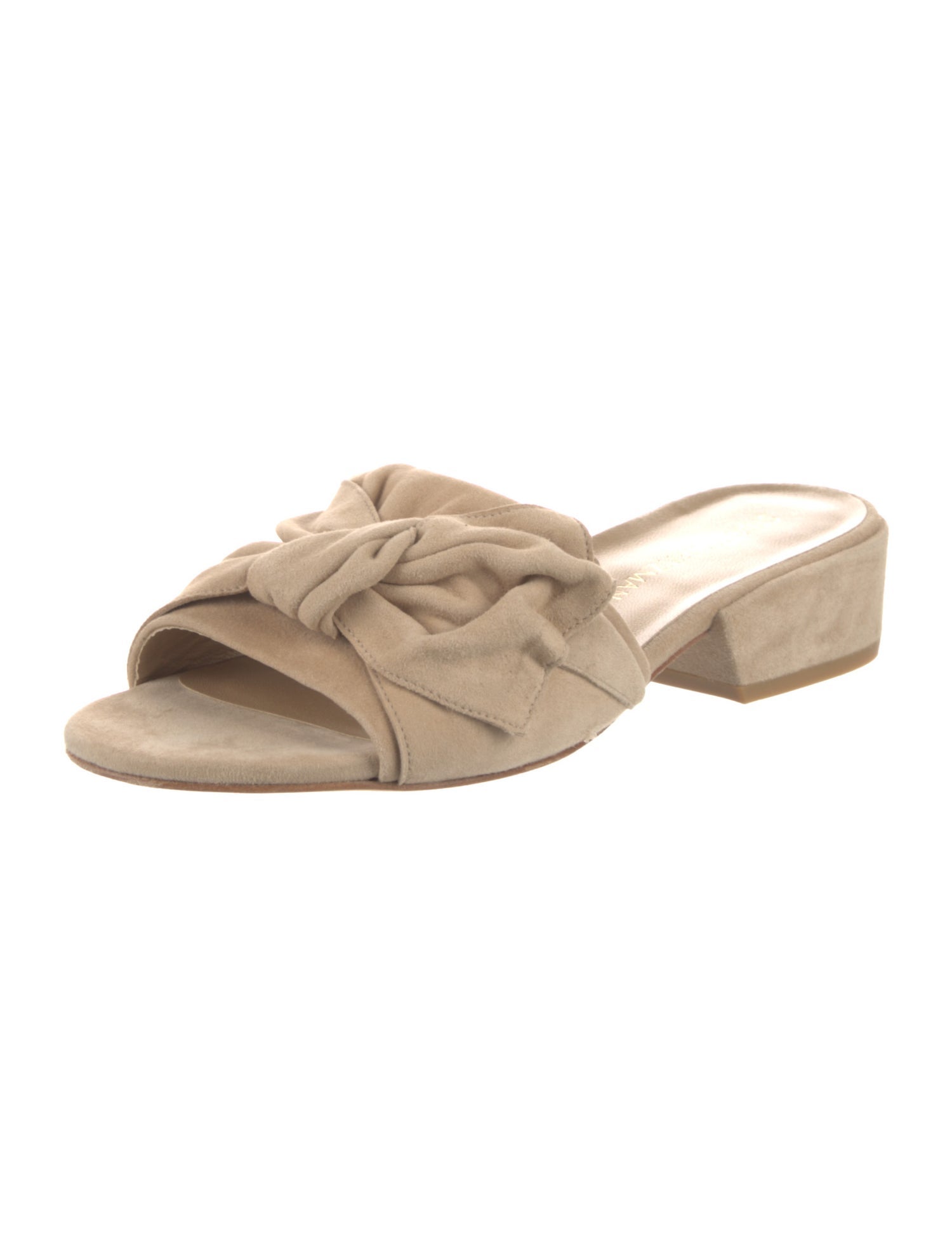 Stuart Weitzman Suede Slides