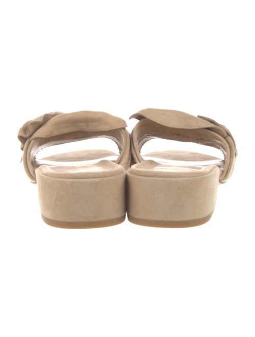 Stuart Weitzman Suede Slides