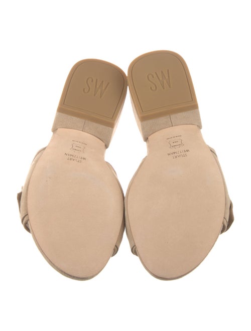 Stuart Weitzman Suede Slides