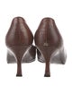 Stuart Weitzman Embossed Leather Pumps