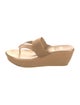 Stuart Weitzman Leather Slides
