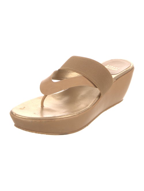 Stuart Weitzman Leather Slides