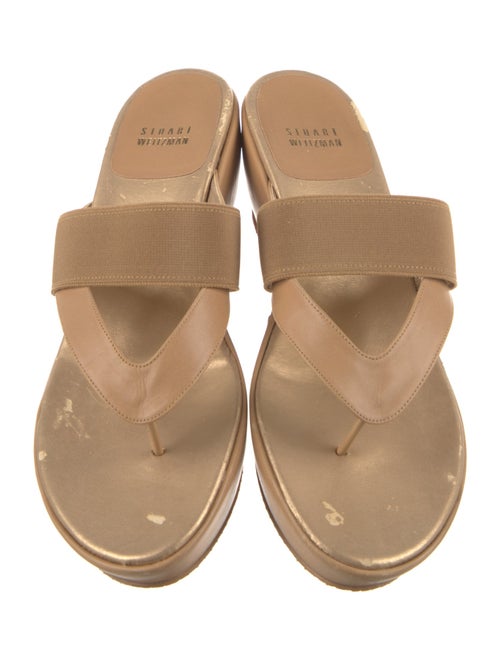 Stuart Weitzman Leather Slides