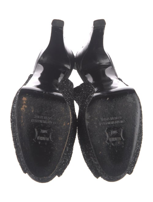 Stuart Weitzman Glitter Printed Slingback Pumps