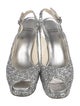 Stuart Weitzman Glitter Slingback Pumps