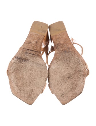 Stuart Weitzman Patent Leather Slides