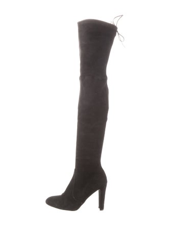 Stuart Weitzman Suede Sock Boots