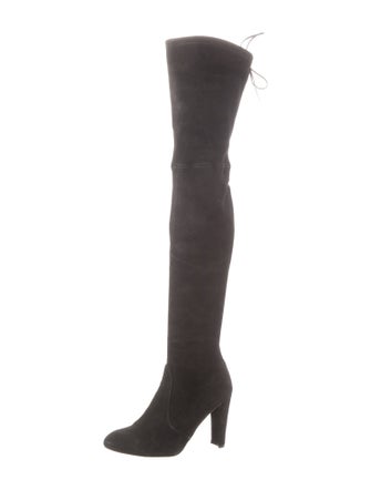 Stuart Weitzman Suede Sock Boots