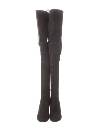 Stuart Weitzman Suede Sock Boots