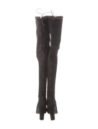Stuart Weitzman Suede Sock Boots