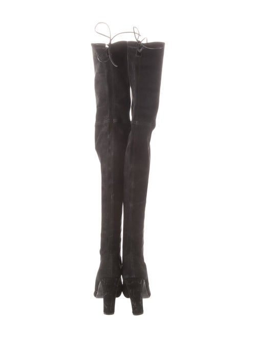 Stuart Weitzman Suede Sock Boots