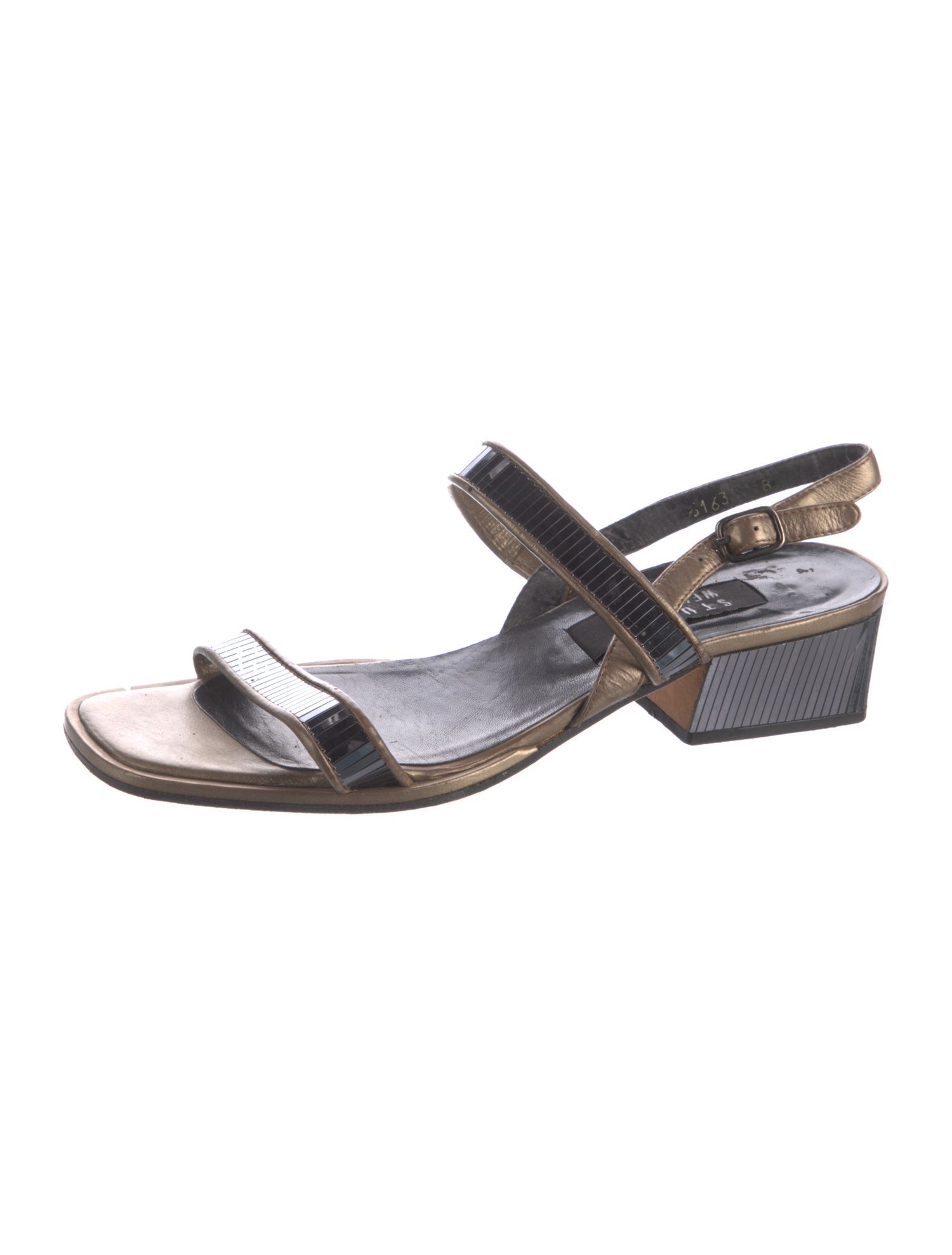 Stuart Weitzman Leather Slingback Sandals