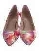 Stuart Weitzman Patent Leather Printed Pumps