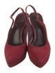 Stuart Weitzman Suede Slingback Pumps
