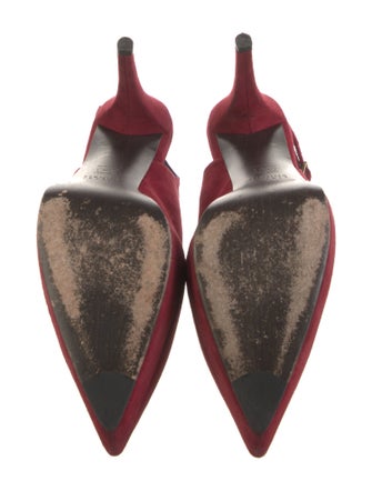 Stuart Weitzman Suede Slingback Pumps