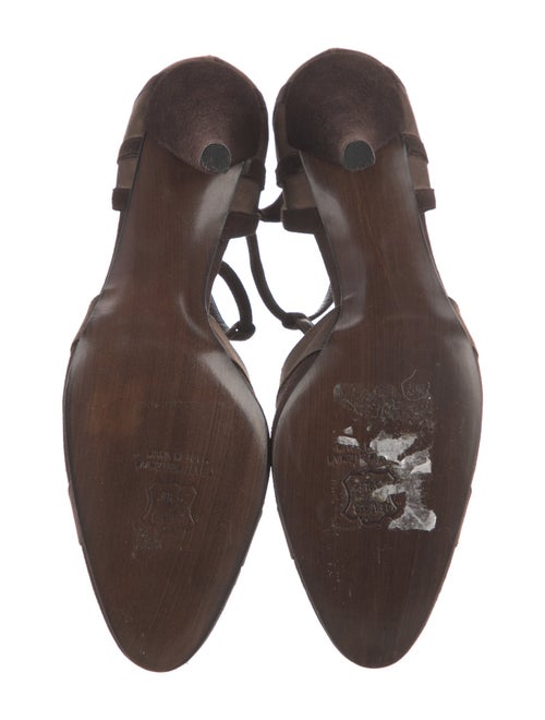 Stuart Weitzman Suede T-Strap Pumps