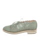Stuart Weitzman Raffia Printed Oxfords