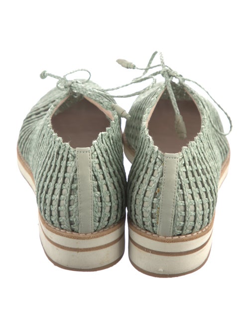 Stuart Weitzman Raffia Printed Oxfords