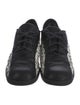 Stuart Weitzman Leather Colorblock Pattern Sneakers