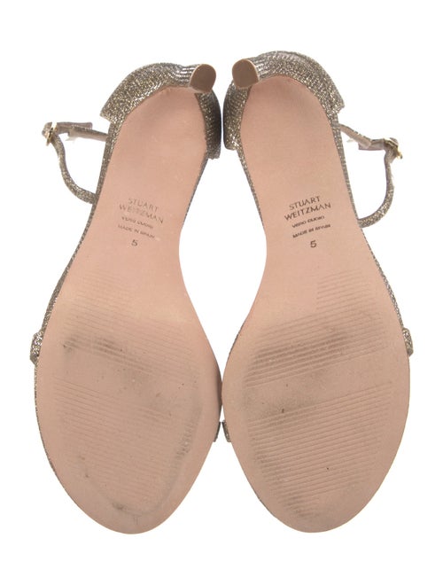 Stuart Weitzman Glitter Sandals
