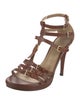 Stuart Weitzman Leather Gladiator Sandals