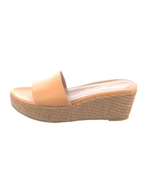 Stuart Weitzman Leather Slides
